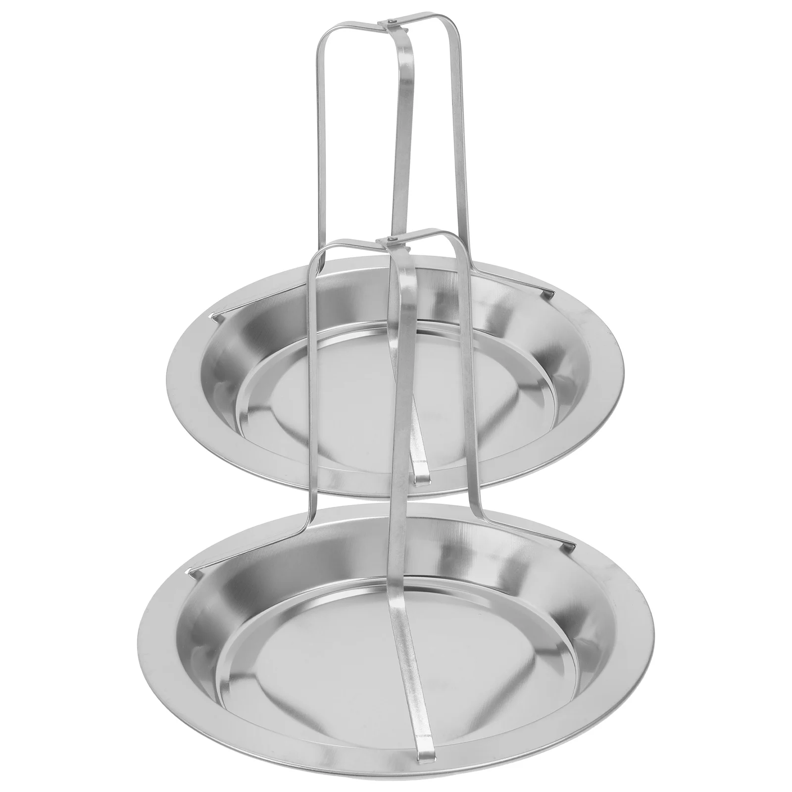 

2Pcs Stainless Steel Bbq Chicken Roaster Rack Vertical Holder for Grill Outdoor Roast Chicken Stand Space Saving