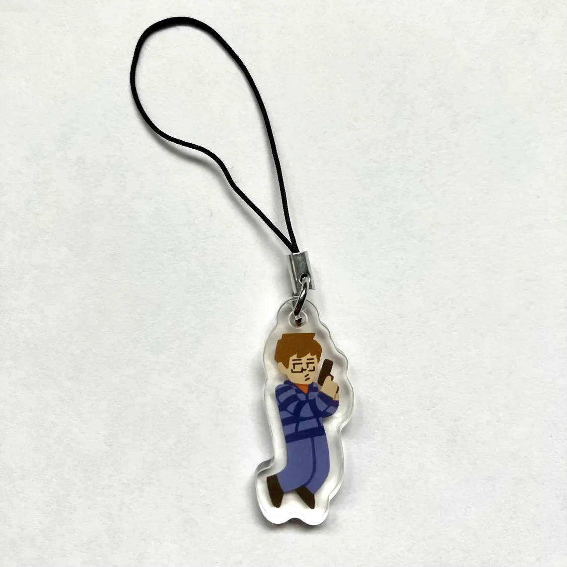 Marble Hornets Acrylic Phone Charms Trendy Phone Accessory