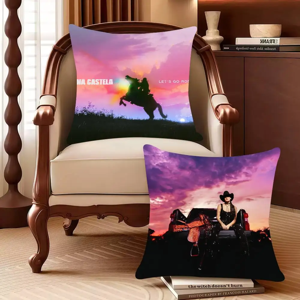 

A-Ana Castela Let's Go Rodeo Pillow Case Decor Protective Covers Comfortable soft for Sofa Living Room Home office