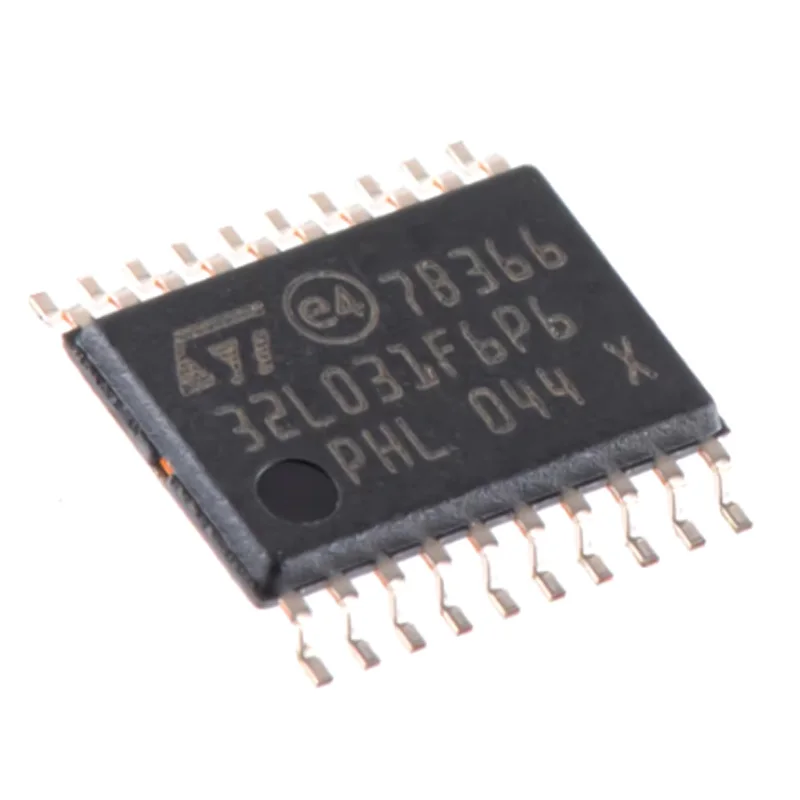 5Pcs New Original Stm32L031F6P6 32L031F6P6 Tssop-20 Arm Cortex-M0 32-Bit Microcontroller