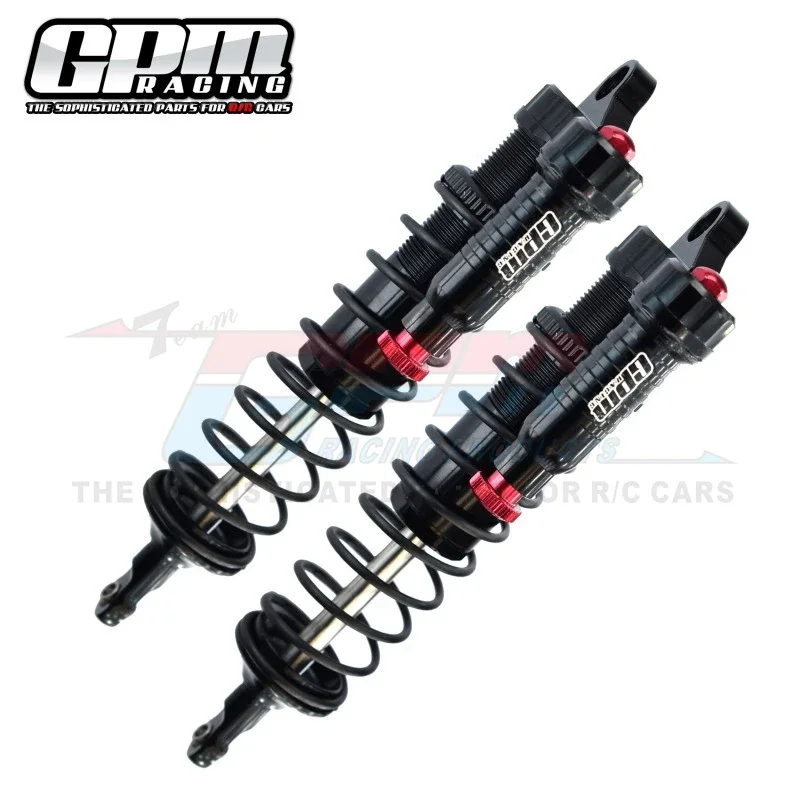 GPM Metal Front Negative Pressure Shock Absorber 128mm 9660 for 95076-4 1/8 RC Model Car MONSTER TRUCK Accessories