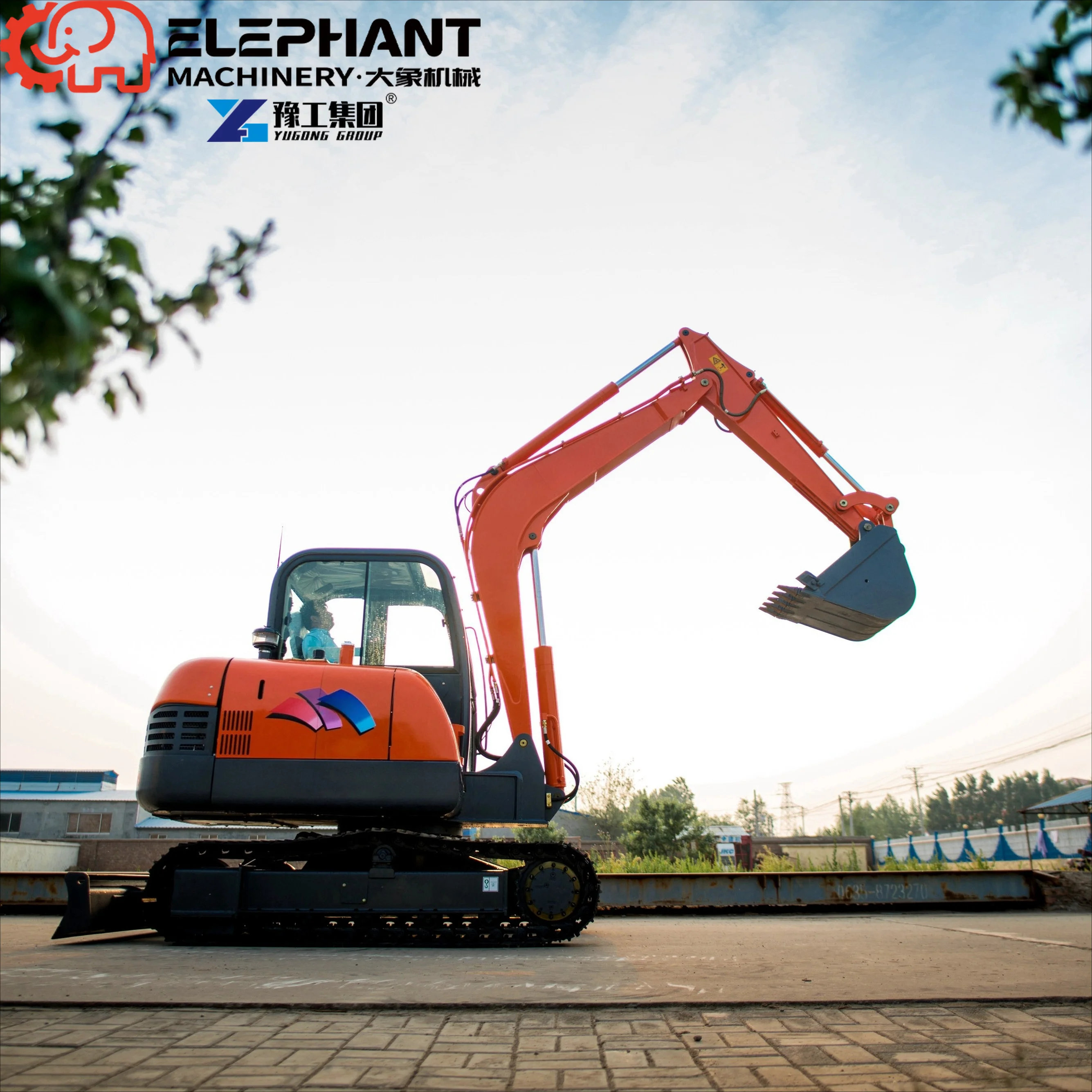 Durable Efficient 1 Ton Diesel-Powered Compact For Agricultural Landscaping And Small Construction Projects Mini Excavator