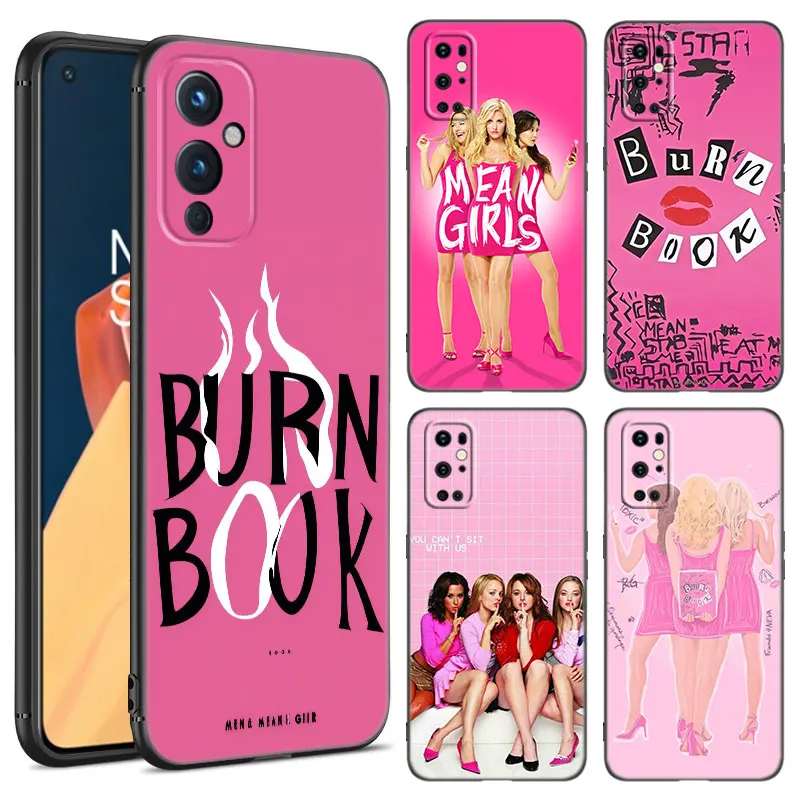 Mean Girls Burn Book Black Silicone Phone Case For OnePlus 9R 10R 11R 12R ACE 2 Pro 2V 3V Nord CE 2 3 Lite 4 N10 N20 N30 SE 5G