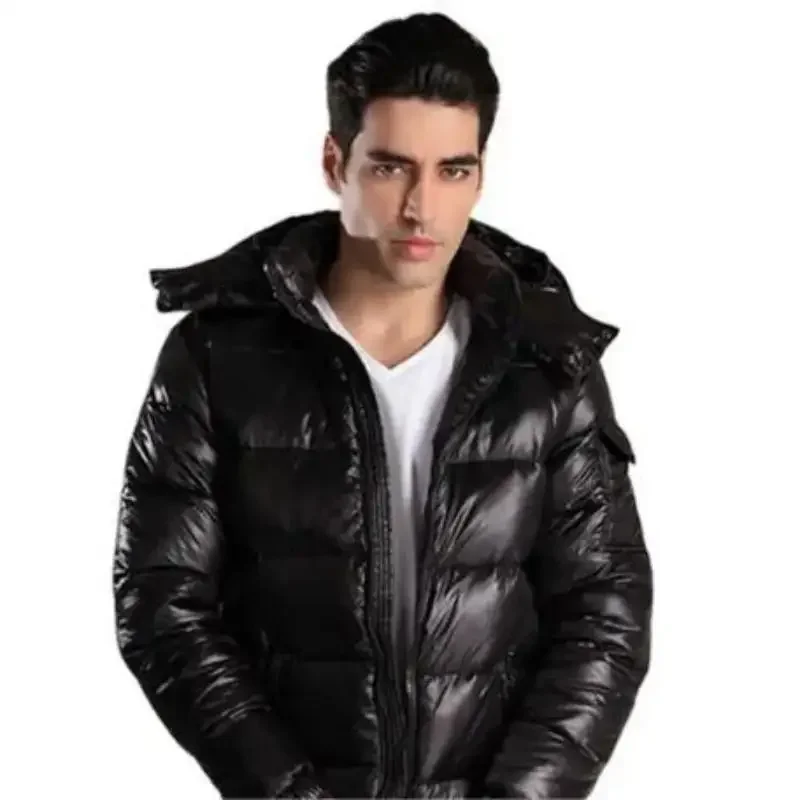 Eternal Classic Hooded Down Coat for Men and Women, Detachable Hat, White Duck Down Fill, Warm Casual Coat, Winter