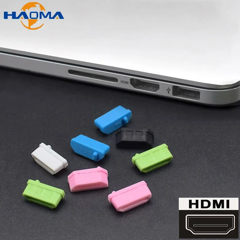 

Laptop HDMI Interface Dust Plug Silicone HDMI Female Protective Cover Universal High-definition Interface PC TV Computer Plugs