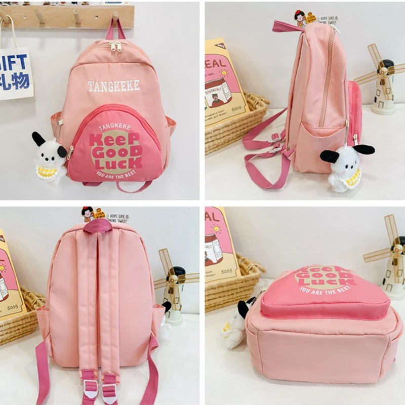 4 Colors Fashion Primary Student SchoolBags Kindergarten Boys Girls School Bookbag Kids Cute Cartoon Backpack