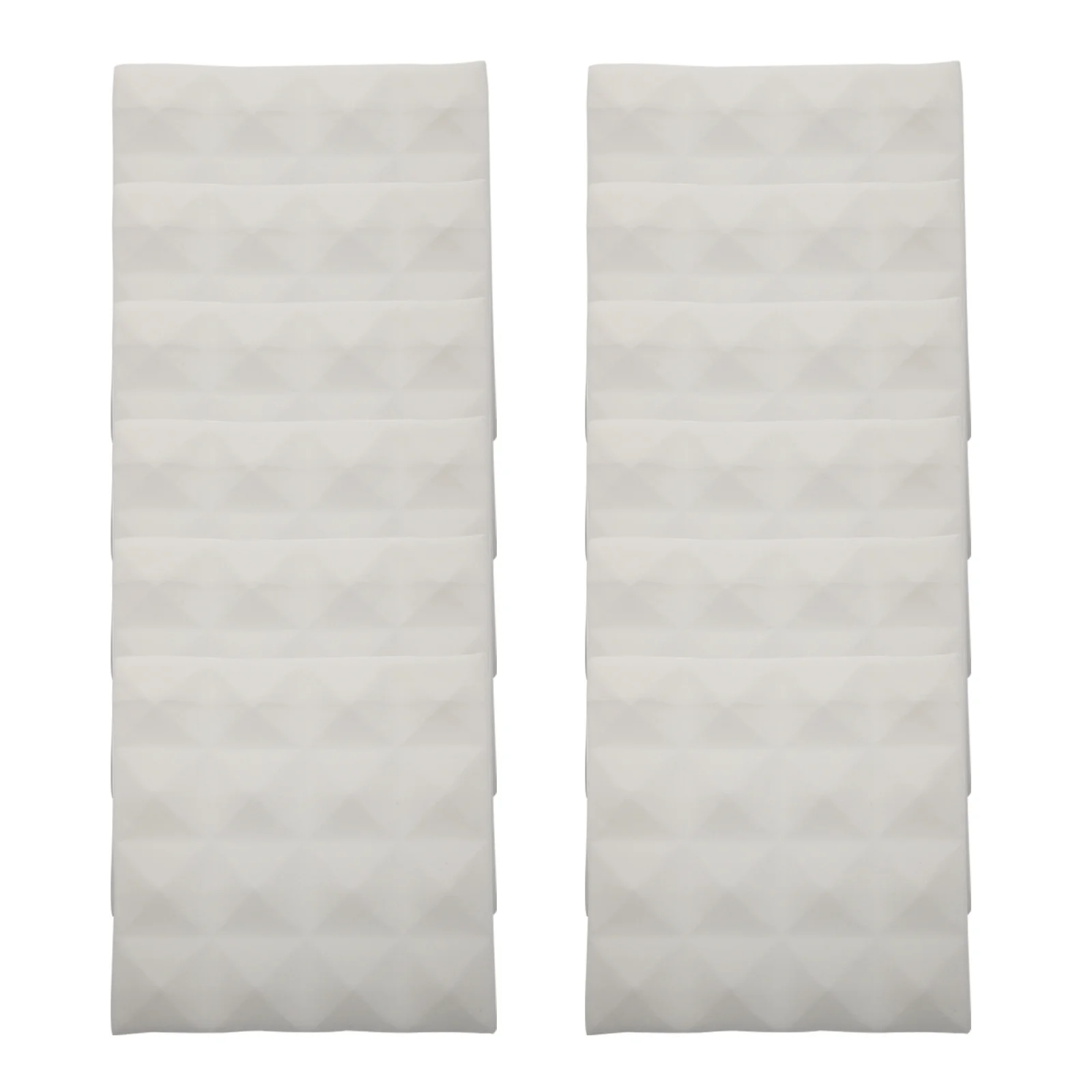 12 قطعة لوحات امتصاص الصوت الهرم رغوة المعالجة الصوتية للجدران السقوف استوديو غرفة تسجيل إسفين حصيرة وسادة وسادة