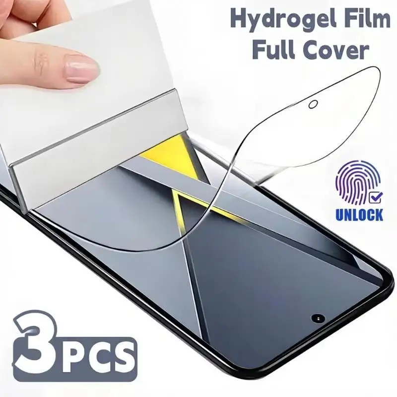Película de hidrogel para Vivo Y11s Vivo V2028 V2029, Protector de pantalla HD, 3 uds.