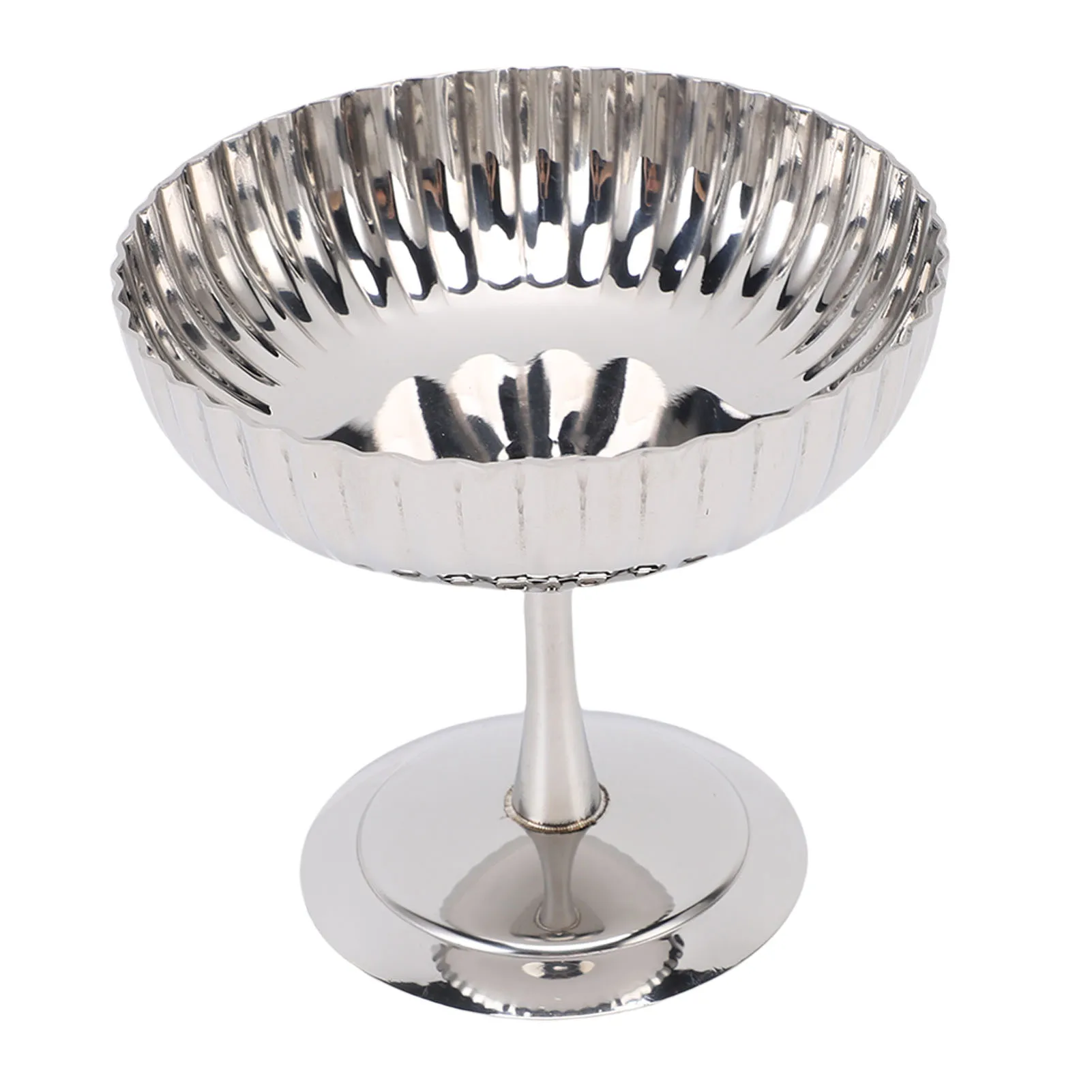 

Footed Dessert Cup Stainless Steel Ice Cream Cups High Footed Dessert Bowls Tall Footed Cups for Pudding Snacks Frozen Yogurt