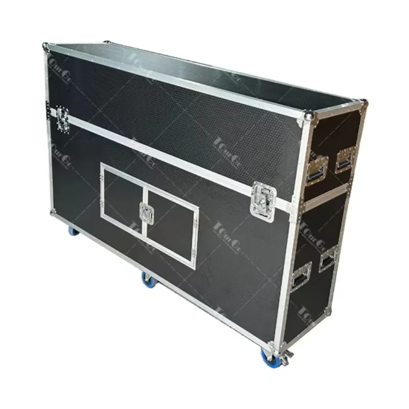 75inch LCD/LED/Plasma TV Lift Flight Case With Double Lifting Post and Integral Cover