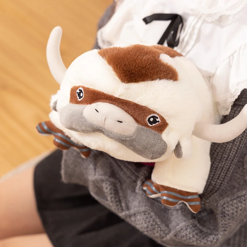 Anime avatar o último mestre do ar appa brinquedos de pelúcia avatar appa momo pelúcia macio animais de pelúcia brinquedo presentes para crianças