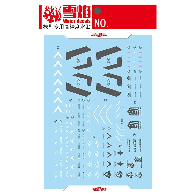 Model Decals Water Slide Decals Tool For 1/144 HG Beguir Beu Fluorescent Sticker Models Toys Accessories