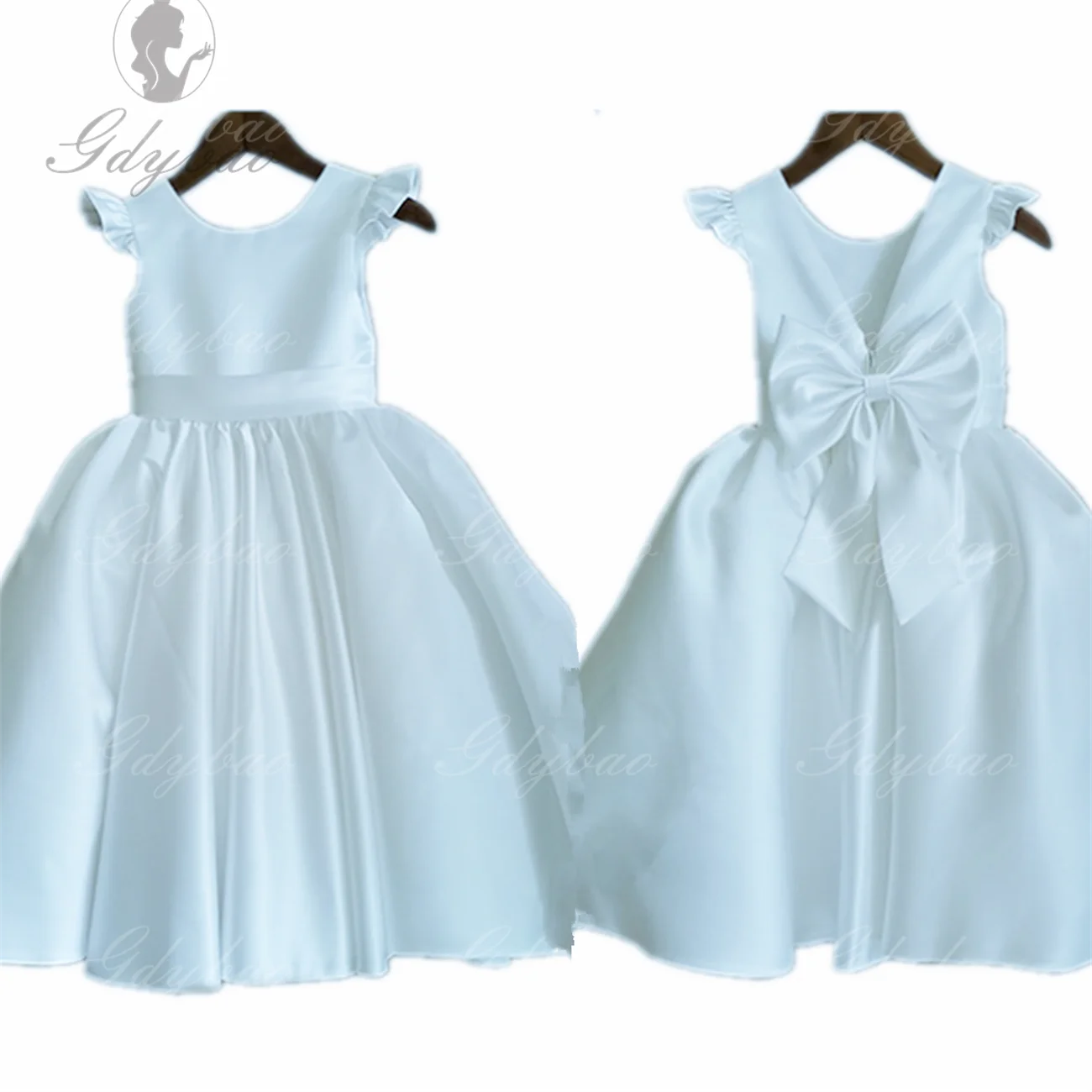 Flower Girl Dress for Children, Birthday Party, Casamento, Primeira Comunhão, Cerimônia, Noite