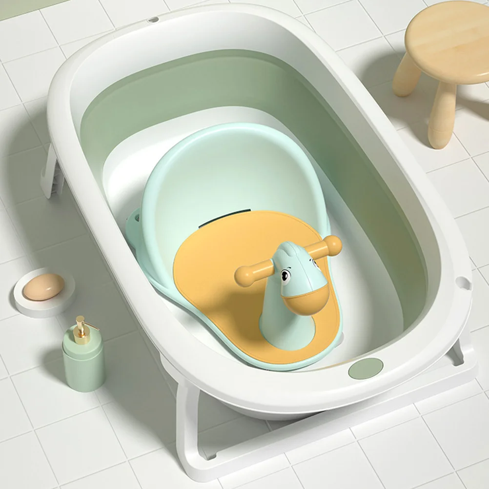 

Baby Bath For Newborn Infant Toddler Non-Slip Suction Cup Infant Bath Seat Tub Support Pp Material Safe Kids Shower Gift