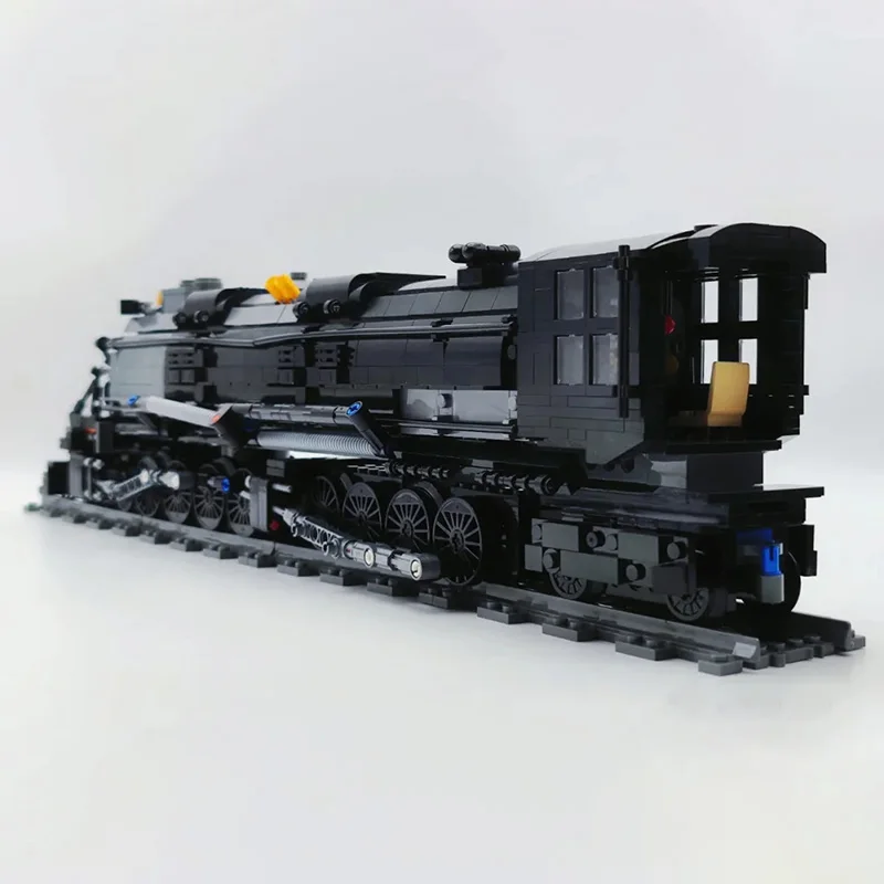 JIESTAR 59005 The Bigboy Steam Locomotive Model DIY Toys Building Blocks Railway Transportation Series Gift For Boys 1608Pcs