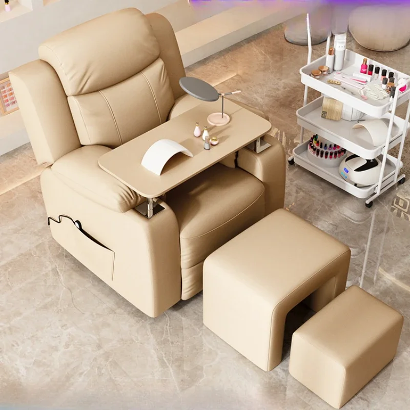 

Pedicure Chair Spa Massage Professional Bed Ergonomic Salon Chairs Support Equipment Manicure Set Furniture Beauty Recliner