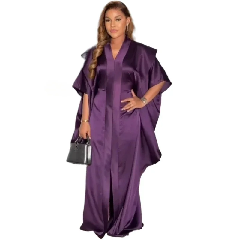 

African Dresses For Women Elegant New Muslim Fashion Abayas Dashiki Robe Kaftan Long Maxi Dress Turkish Africa Clothing 2025