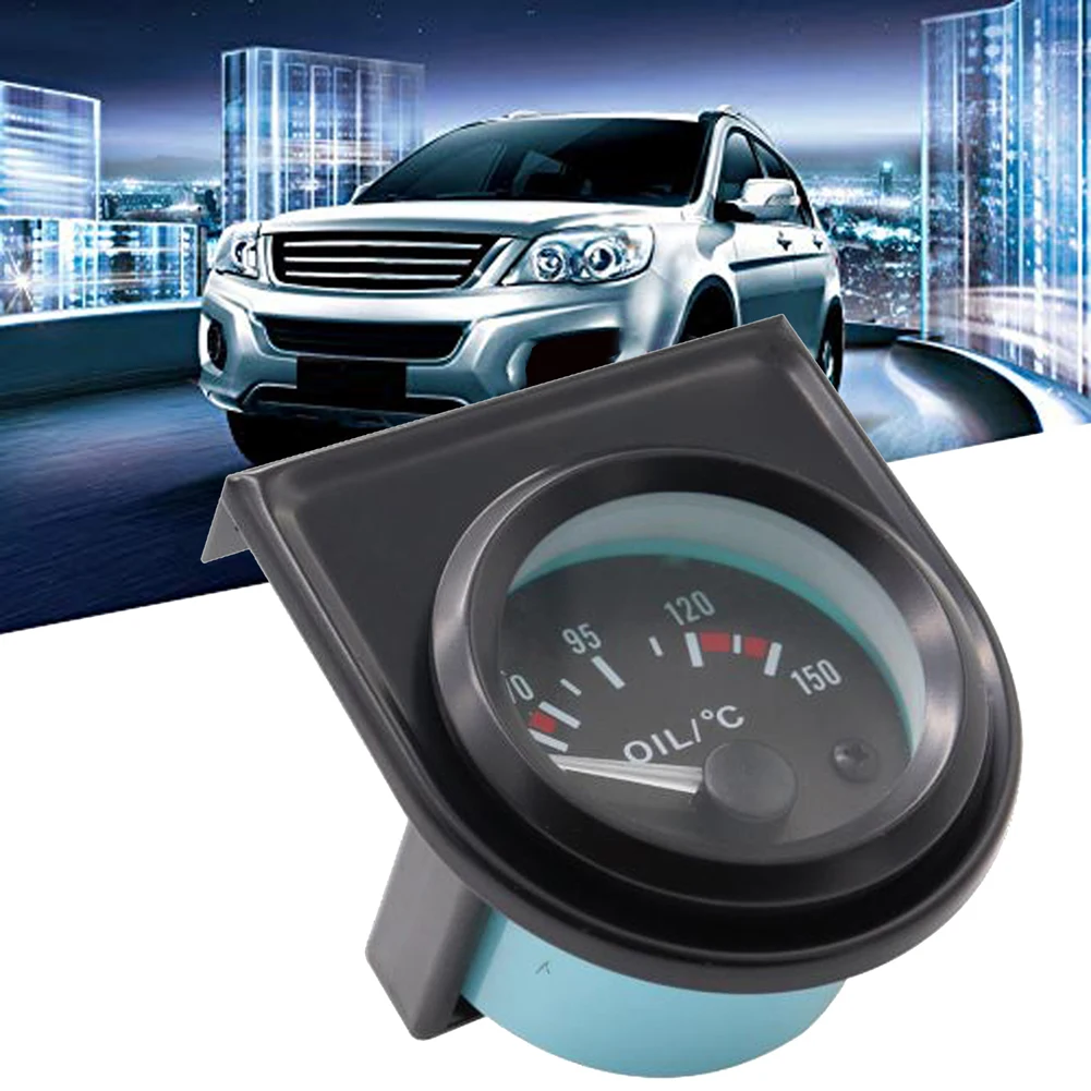 NPT Sensor Oil Temperature Gauge Plastic And Metal Quality Materials Compatible With 12 Volt Cars As Shown Car Maintenance