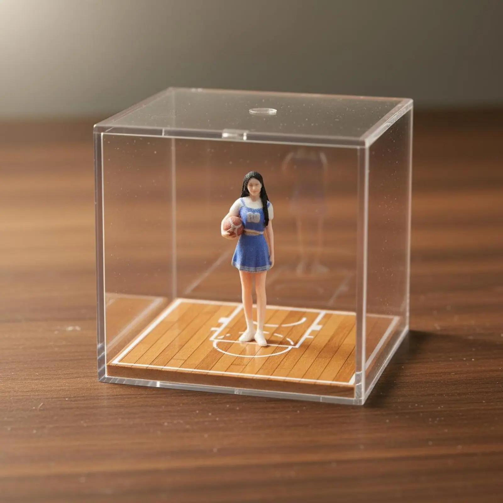 

Коллекционная фигурка чирлидерши 1/64, трехмерная печатная модель человека, миниатюрная женская фигурка ручной работы для демонстрационных сцен