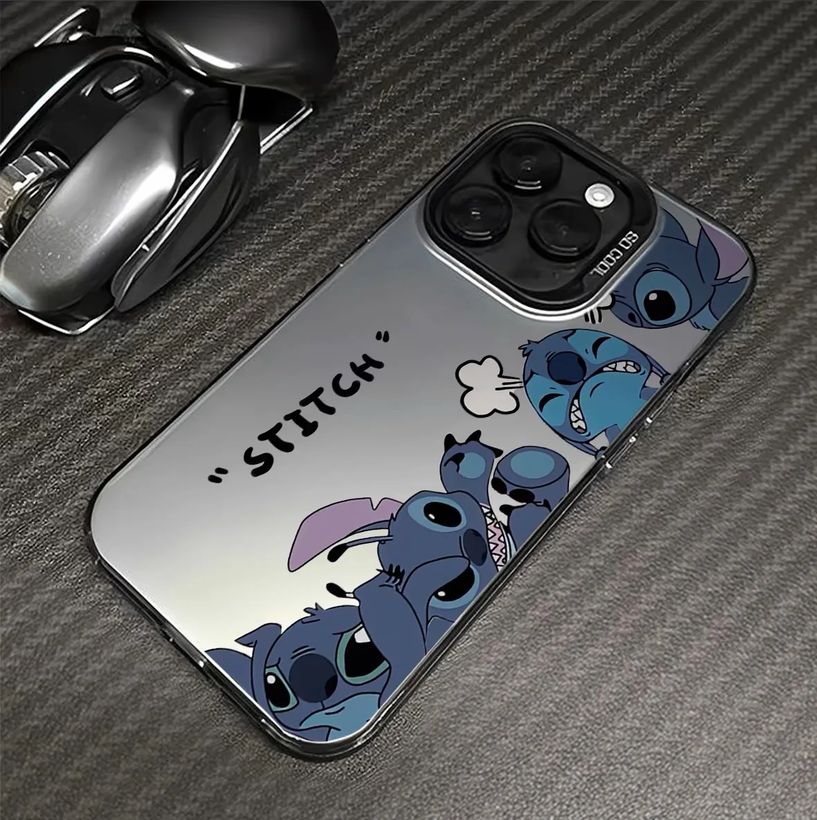 Cartoon angry Stitch Phone Case for OPPO Reno 6 6Pro 7 7Pro 7Z 8T 10Pro Plus 5G Matte Shockproof Back Cover