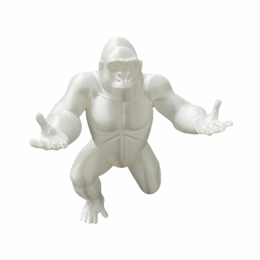 Divertido Soporte con Forma de Gorila, Adornos Creativos Impresos en 3D, Decoraciones de Gorila, Porta Tarjetas de Visita Multifuncional para Oficina