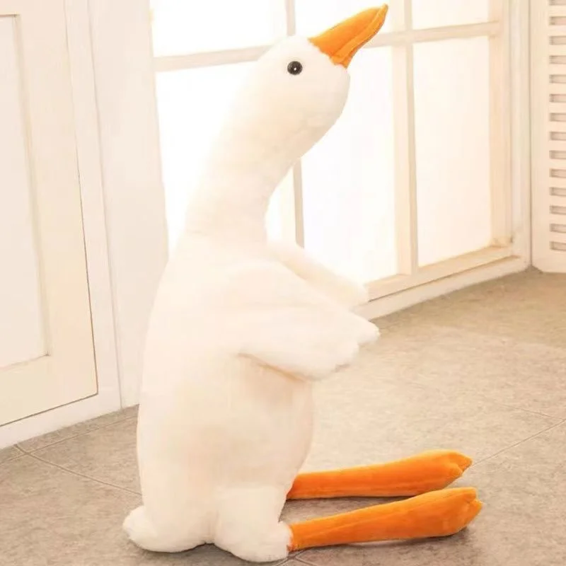 Cuscino in peluche d'oca Jumbo, anatra extra large, peluche per le gambe, per dormire, cuscino per il corpo, per ragazze, donne, giocattolo comfort