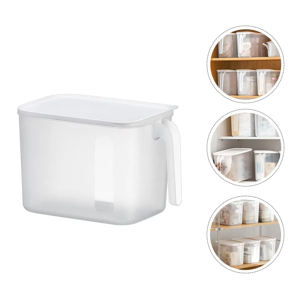 

1pc Sealed Storage Box Kitchen Food Container with Lid Portable Snacks Keeper Compact Household Organizer Case for Home Use 120