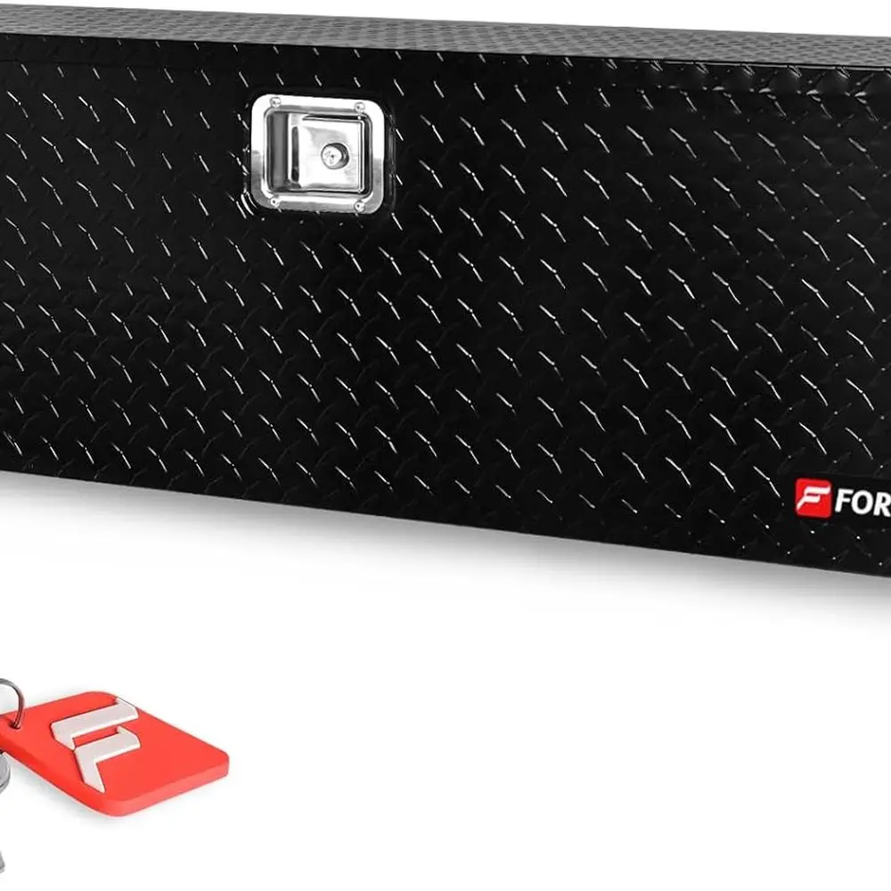 

Aluminum Heavy-Duty Waterproof 48-Inch Truck Bed Toolbox with Handle and Lock for Pickup and RV Use