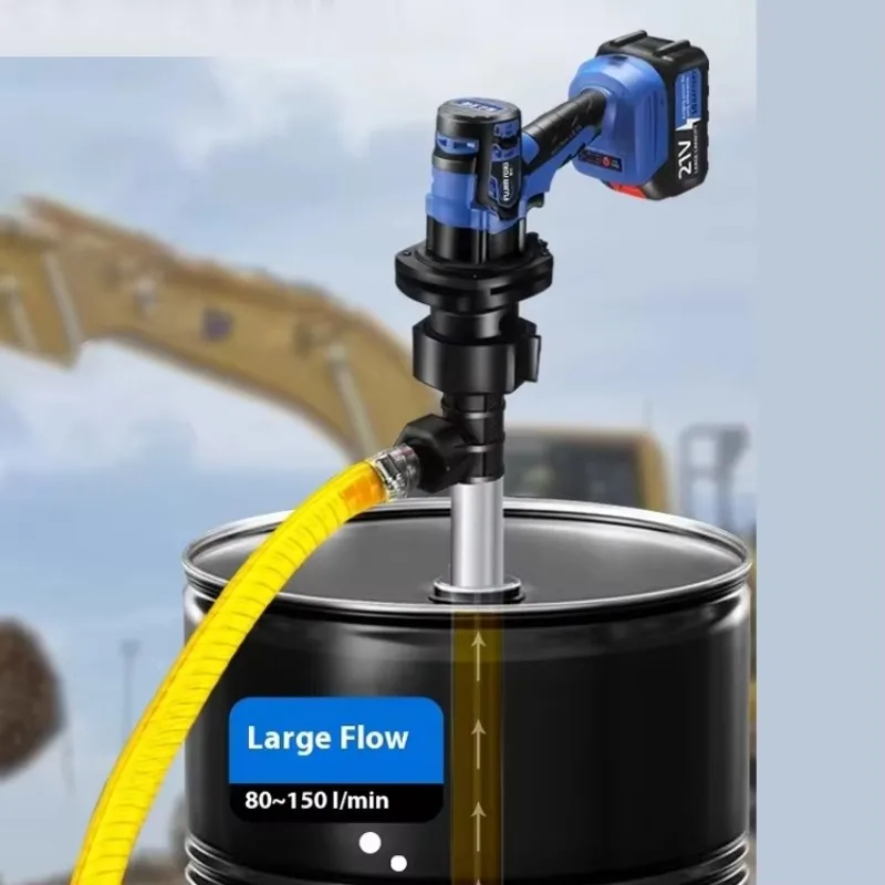 Portable rechargeable electric barrel pump lithium battery diesel pump