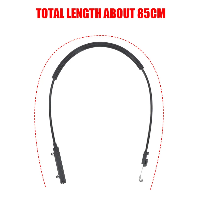 Car Bonnet Hood Release Cable RHD Right Hand Drive Black Bonnet Telease Cable For VW Golf Mk7 13-18 VW Passat 15-18 5G2823531D