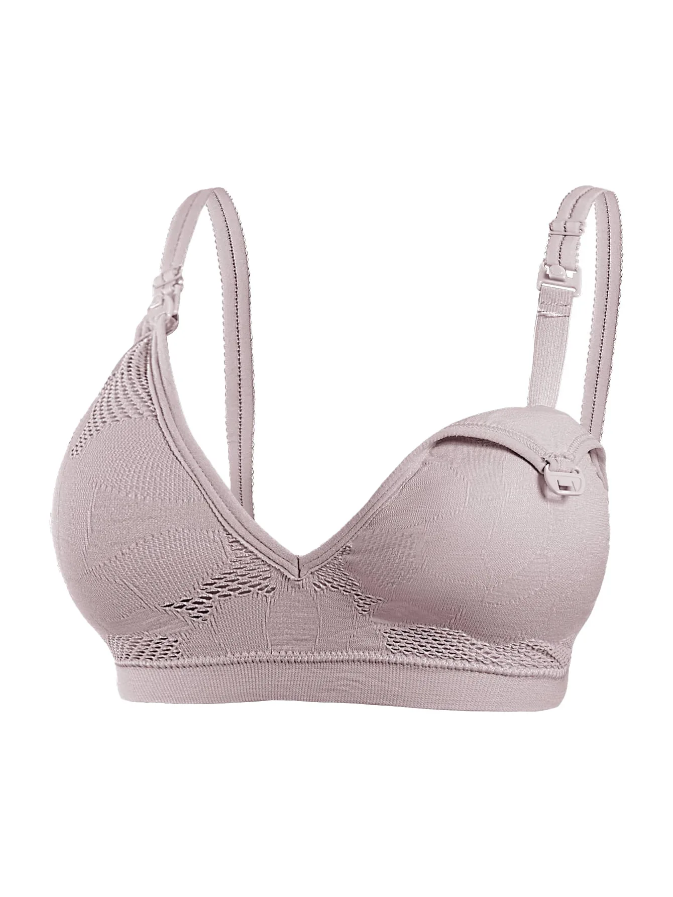 Wirefree حمالة صدر للرضاعة حمالات الصدر الأمومة ملابس الحمل منع ترهل الرضاعة الطبيعية المرأة تنفس الصدرية