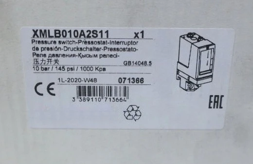 Brand New Original XMLB010A2S11 Pressure Switch In Stock Fast Delivery