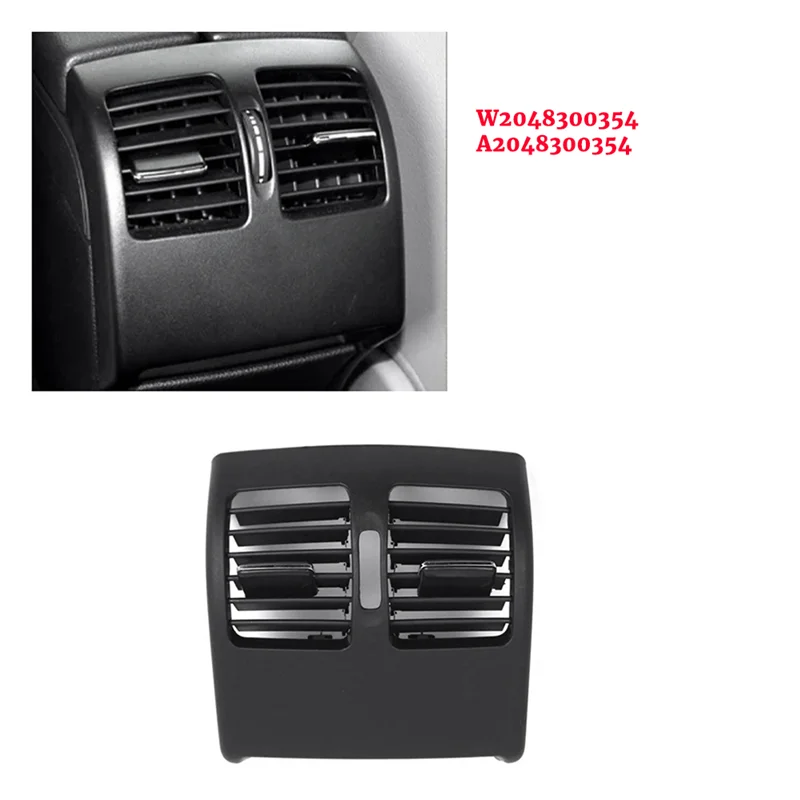 

AB41-задняя решетка переменного тока A2048300354 для Mercedes Benz C-Class W204 2007-2014, выходная панель центральной консоли