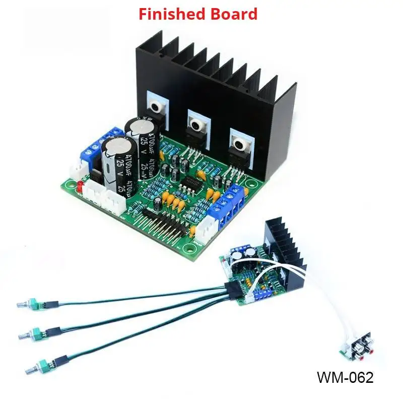 TDA 2030A HIFI Heavy Bass 2.1-Channel Computer High-power Subwoofer Power Amplifier Board 3-Channel Amplifier Finished Board