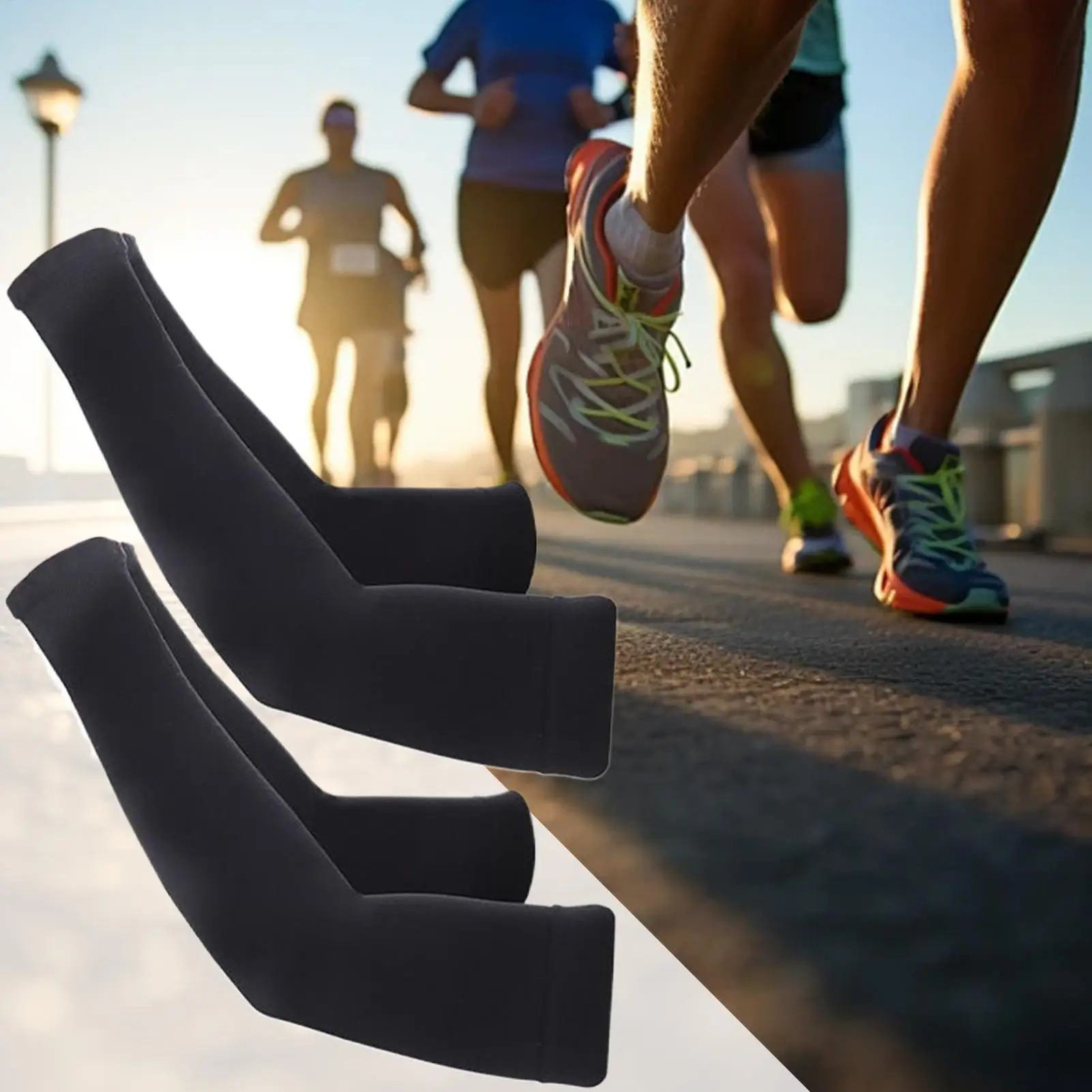 Kühlende Sonnenschutz-Armstulpen, bequeme kühlende Unterarmabdeckung für Frauen, hautfreundlicher, leichter Sonnenschutz-Arm