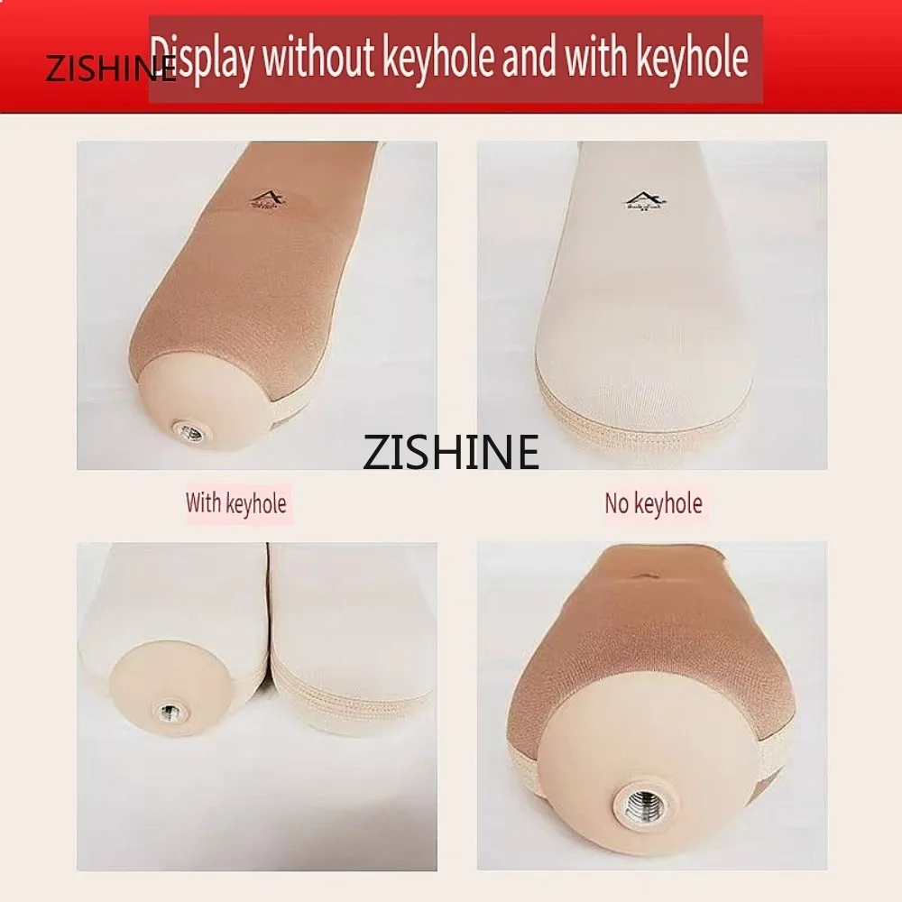 Prosthetic Gel Liner Socks for Amputee with or without Keyhole Silicone Stump Sleeve Residual Limb Protection Cover Size 10-44 view 5