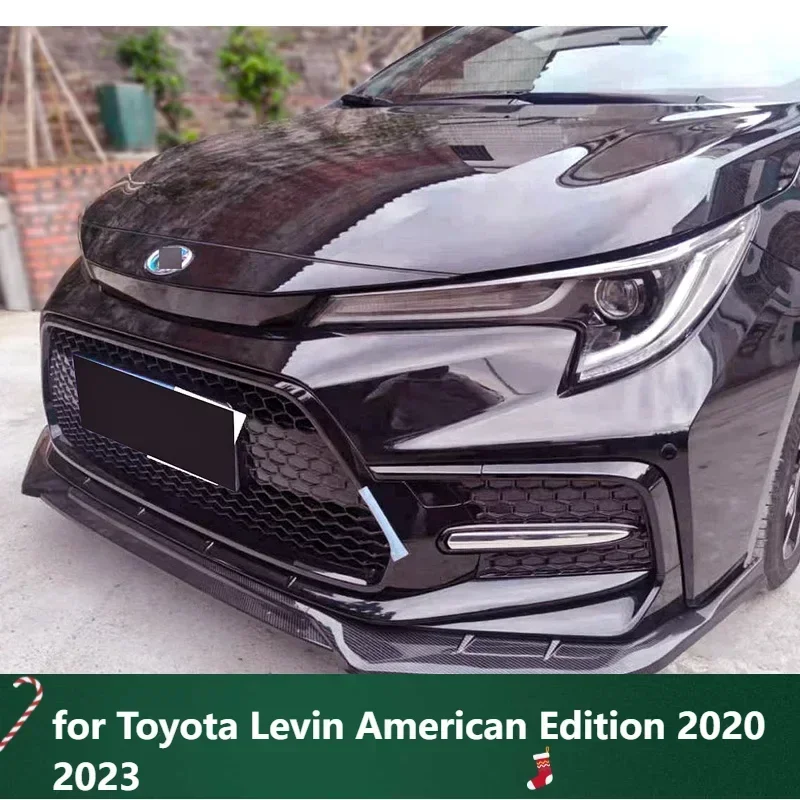 

New! Corolla XSE Splitter for Toyota Levin American Edition 2020 2023 Front Bumper Spoiler Skirts Lip Body Kit