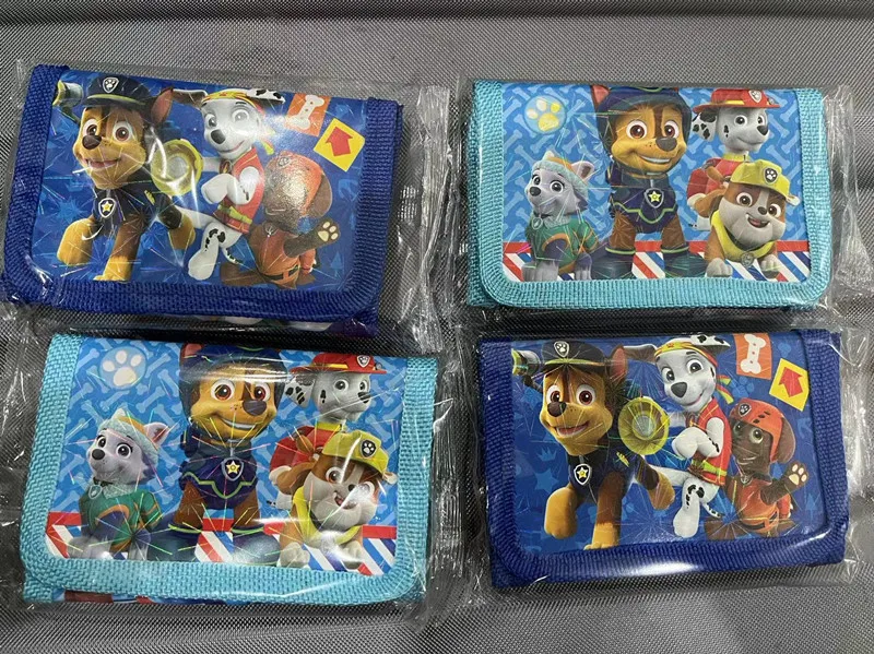 

12pcs Paw Patrol Kids Wallet Cartoon Cute Mini Coin Purse With Zipper Storage Bag Party Supplies Boys Girls Pouch Birthday Gift