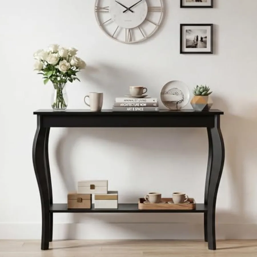 

Narrow Console Table, Chic Accent Sofa Table, Entryway Table, 39.3 Inch
