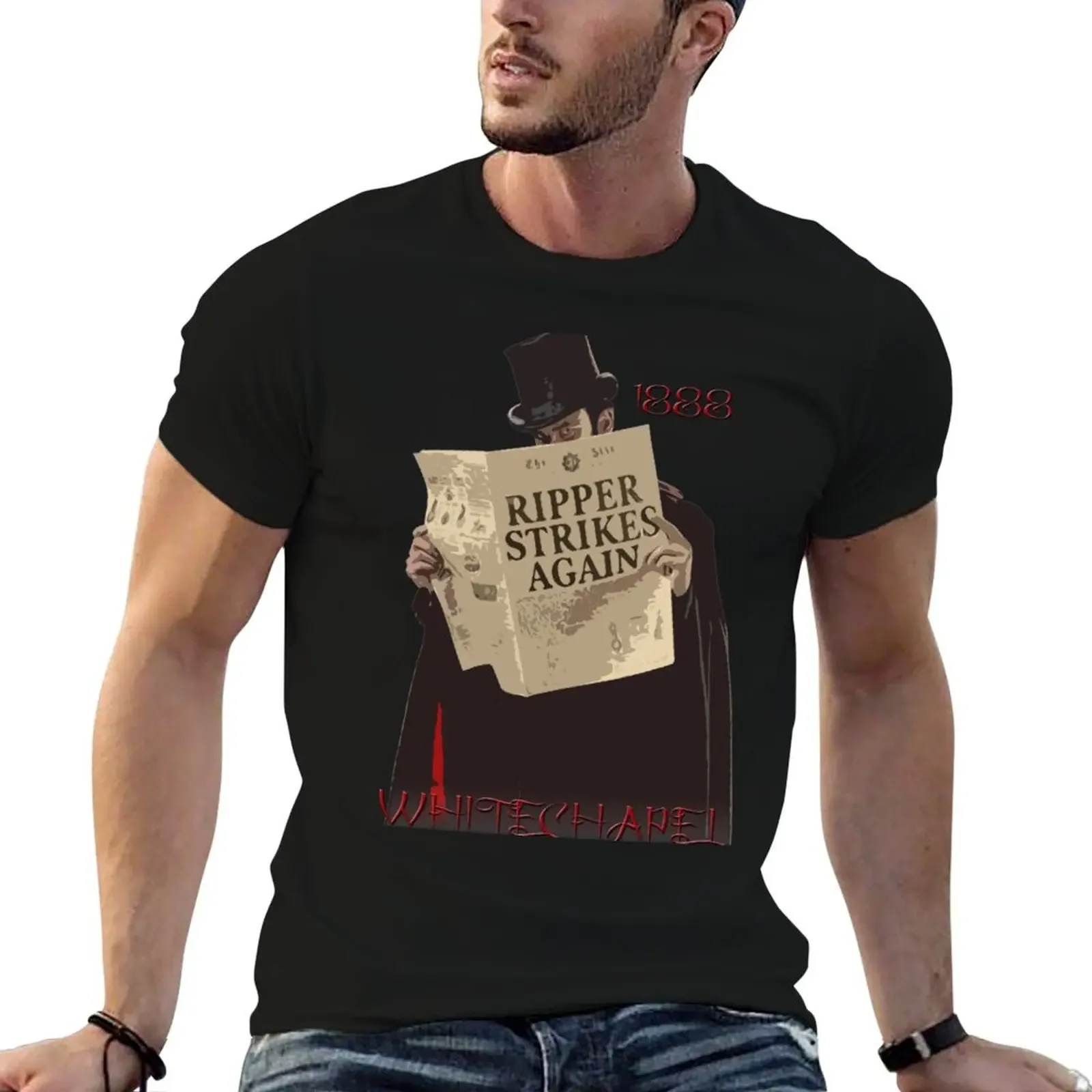 Jack The Ripper - 1888 Whitechapel T-Shirt man t shirt custom shirt mens t shirt