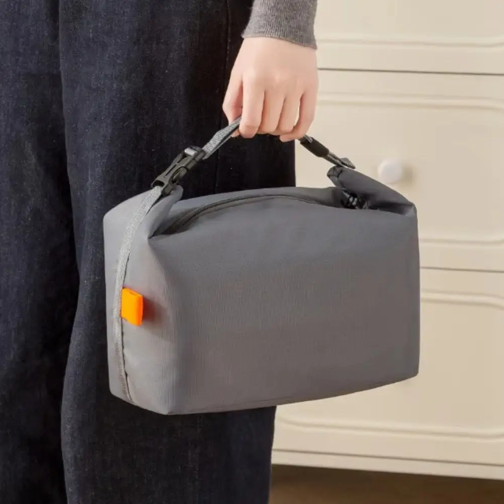 두꺼운 알루미늄 호일 알루미늄 호일 절연 도시락 가방 휴대용 디자인 심플 스타일 접이식 절연 가방