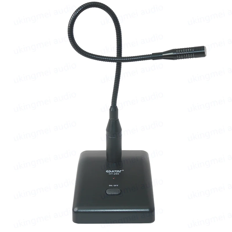 HT-260 Professional Conference Microphone Universal Gooseneck Capacitor Microphone for Broadcast Speech Communication Training