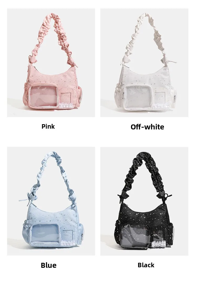 Kawaii Soft Harajuku Style Starry Ita Tote Bag