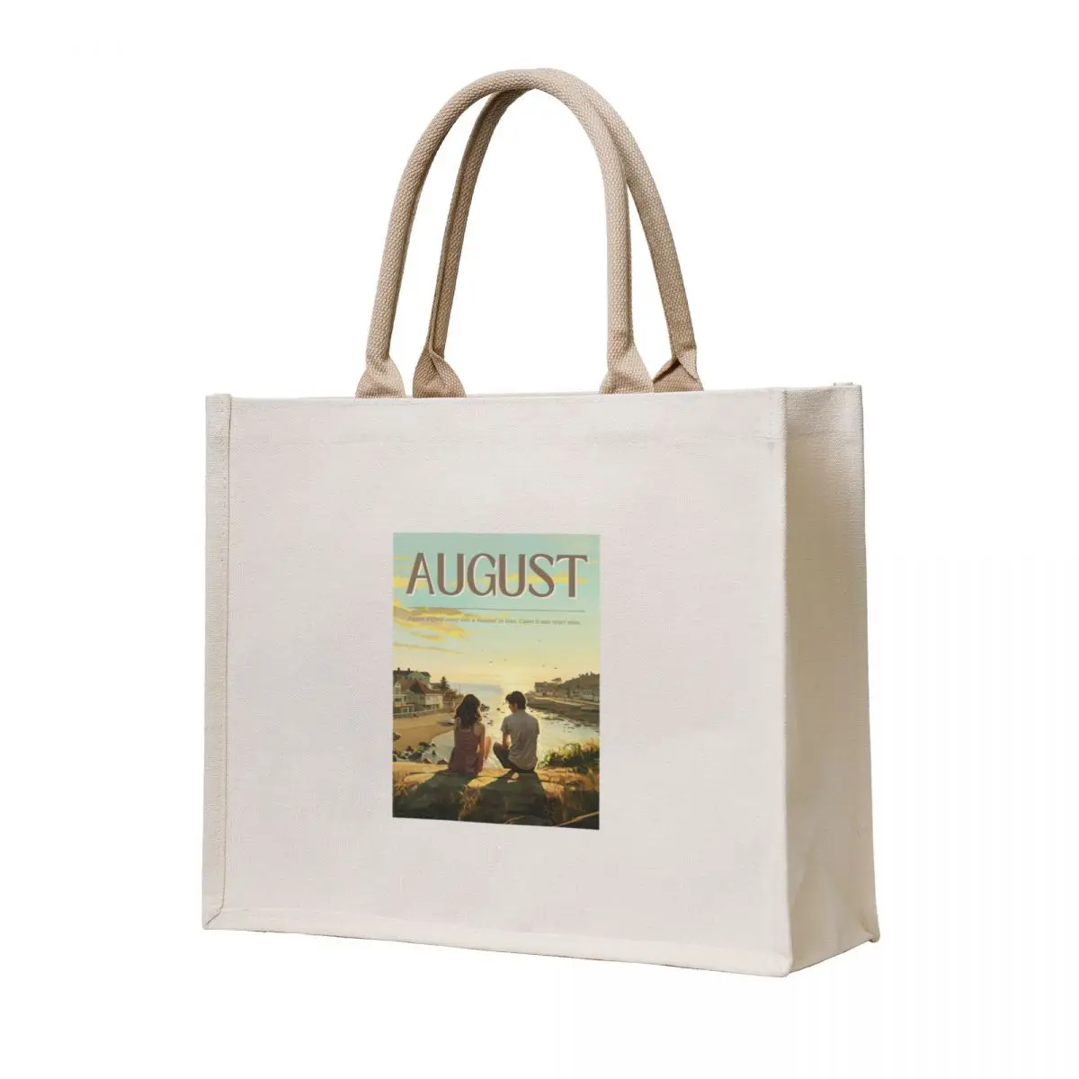 

august poster, sticker Tote Bag Women's beach bags Lady bags great bag Lady bag