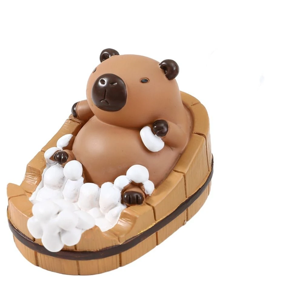 

Figure Model Capybara Phone Holder Desk Decor Support Capybara Mobile Phone Stand Animal Cartoon Capybara Cell Phone Bracket
