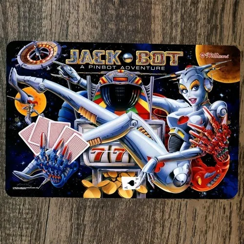 Jack Bot Arcade  Metal Wall Video Game Sign Poster