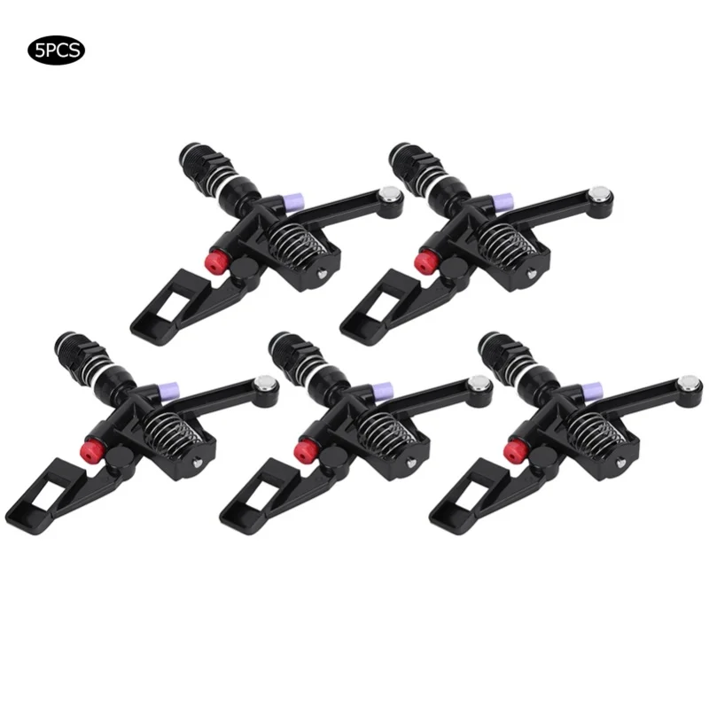 

5Pcs Nozzle Rotating Rocker Spraying Tool 3/4in DN20 Male Thread For Agricultural Irrigation