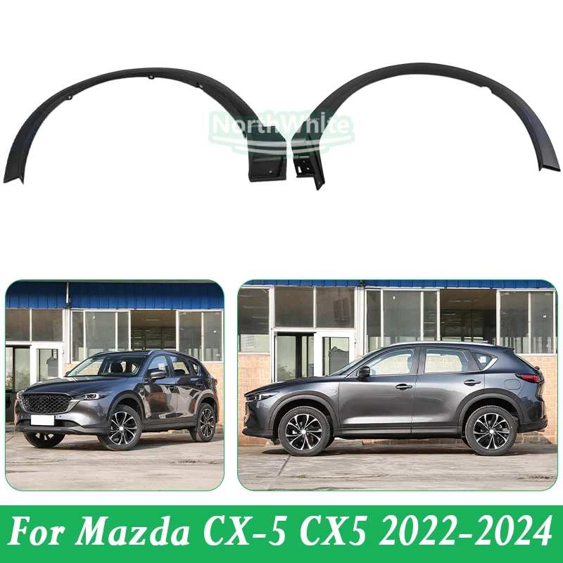 Para Mazda CX-5 CX5 2022-2024 Friso de Acabamento da Roda e Arco