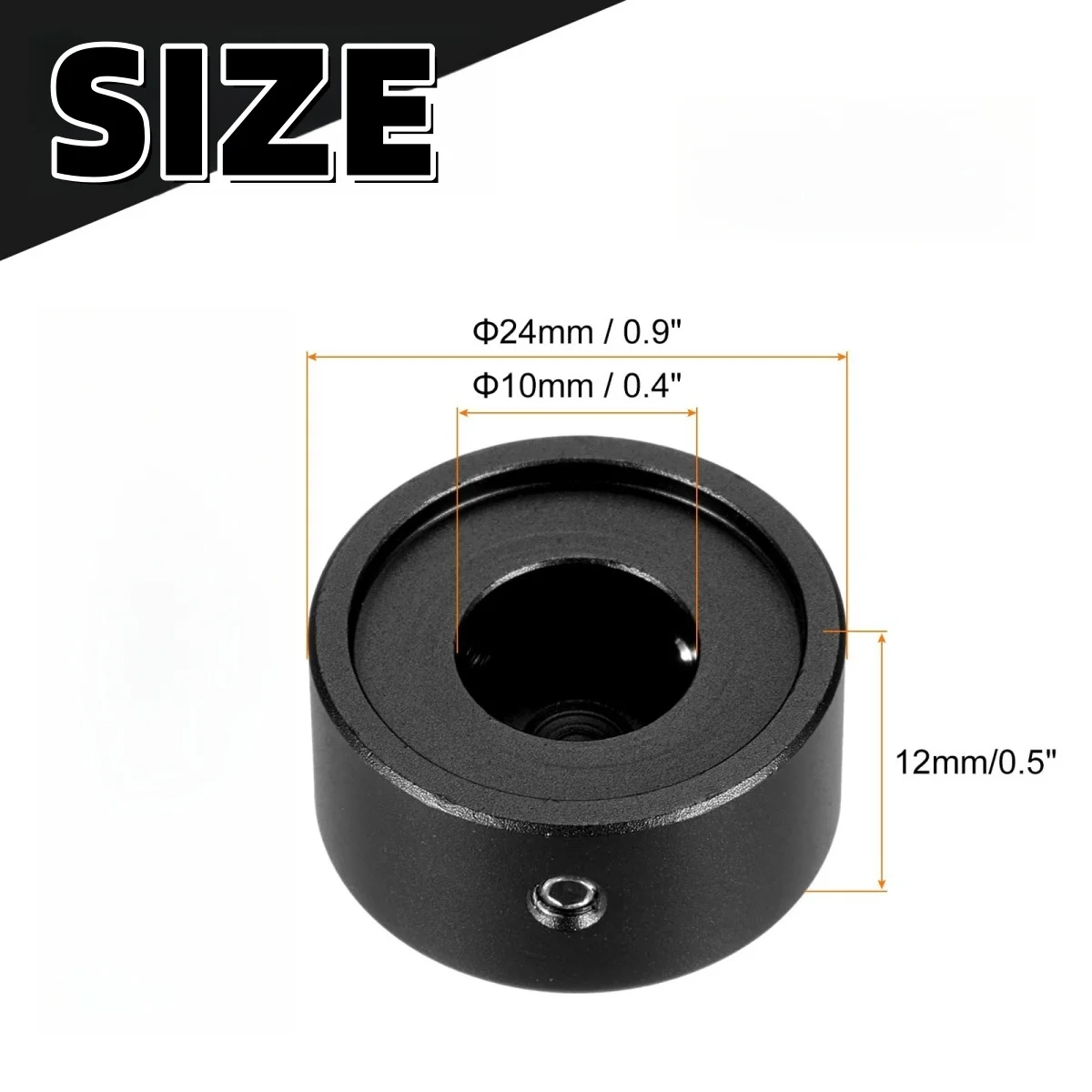 Miwayer 1/2/3Pcs Guitar Effect Pedal Knob Aluminum Alloy Footswitch Knob w/wrenches&Set Screw/for Guitar Pedal Knob Accessories