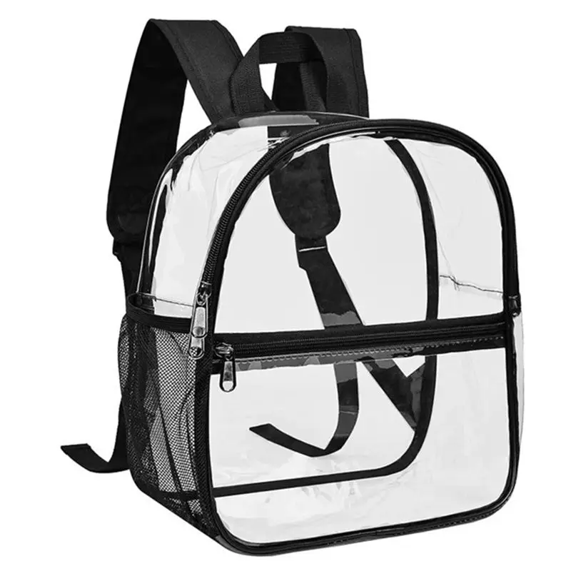 -[Cilae-17R] Clear Backpack Stadium Approved Backpack Transparent Backpack For Concert, Beach, Work, Travel & Sporting